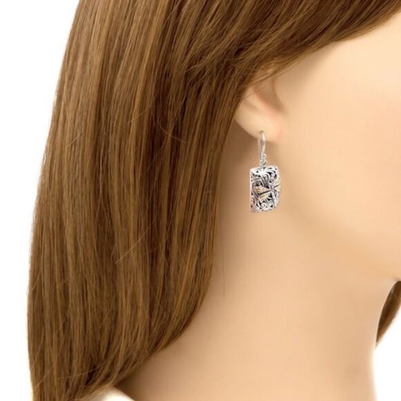 DEVATA Sterling Silver Dragonfly Earring NWOT - Picture 2 of 6